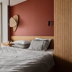 Wall Sconce | Natural Bamboo & Black Metal | Ø33 & Ø46 cm