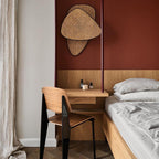 Wall Sconce | Natural Bamboo & Black Metal | Ø33 & Ø46 cm