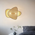 Wall Sconce | Natural Bamboo & Black Metal | Ø33 & Ø46 cm