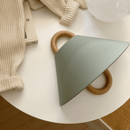 Wall Sconce | Pleated Fabric Shade & Solid Birch Base