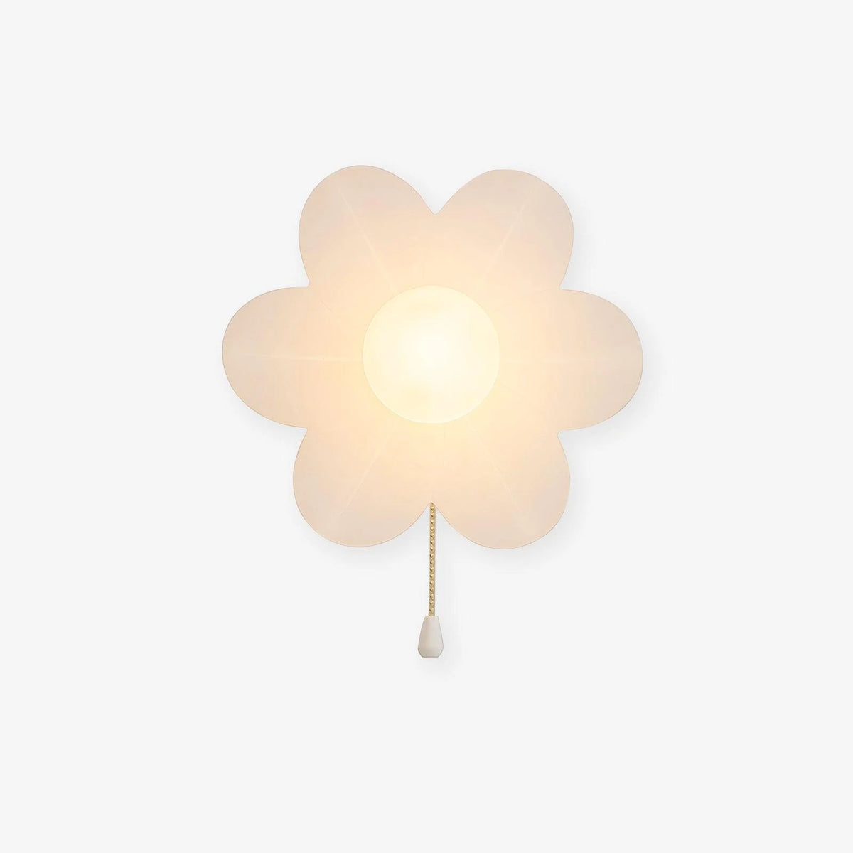 Wall Sconce | Resin Floral Design & Metal Glass Accents | 24 cm Diameter