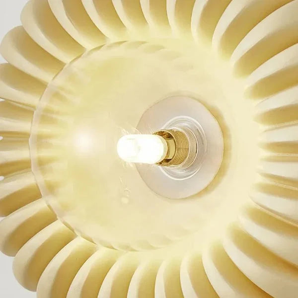 Wall Sconce | Resin Sunburst Design & Ambient Glow | 24 cm Diameter