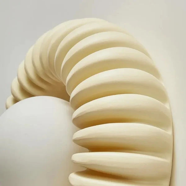 Wall Sconce | Resin Sunburst Design & Ambient Glow | 24 cm Diameter