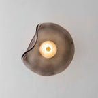 Wall Sconce | Round Glass Globe & Integrated Warm White LED | Dia 25 cm