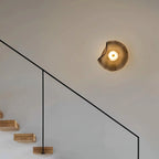 Wall Sconce | Round Glass Globe & Integrated Warm White LED | Dia 25 cm