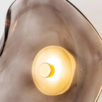 Wall Sconce | Round Glass Globe & Integrated Warm White LED | Dia 25 cm