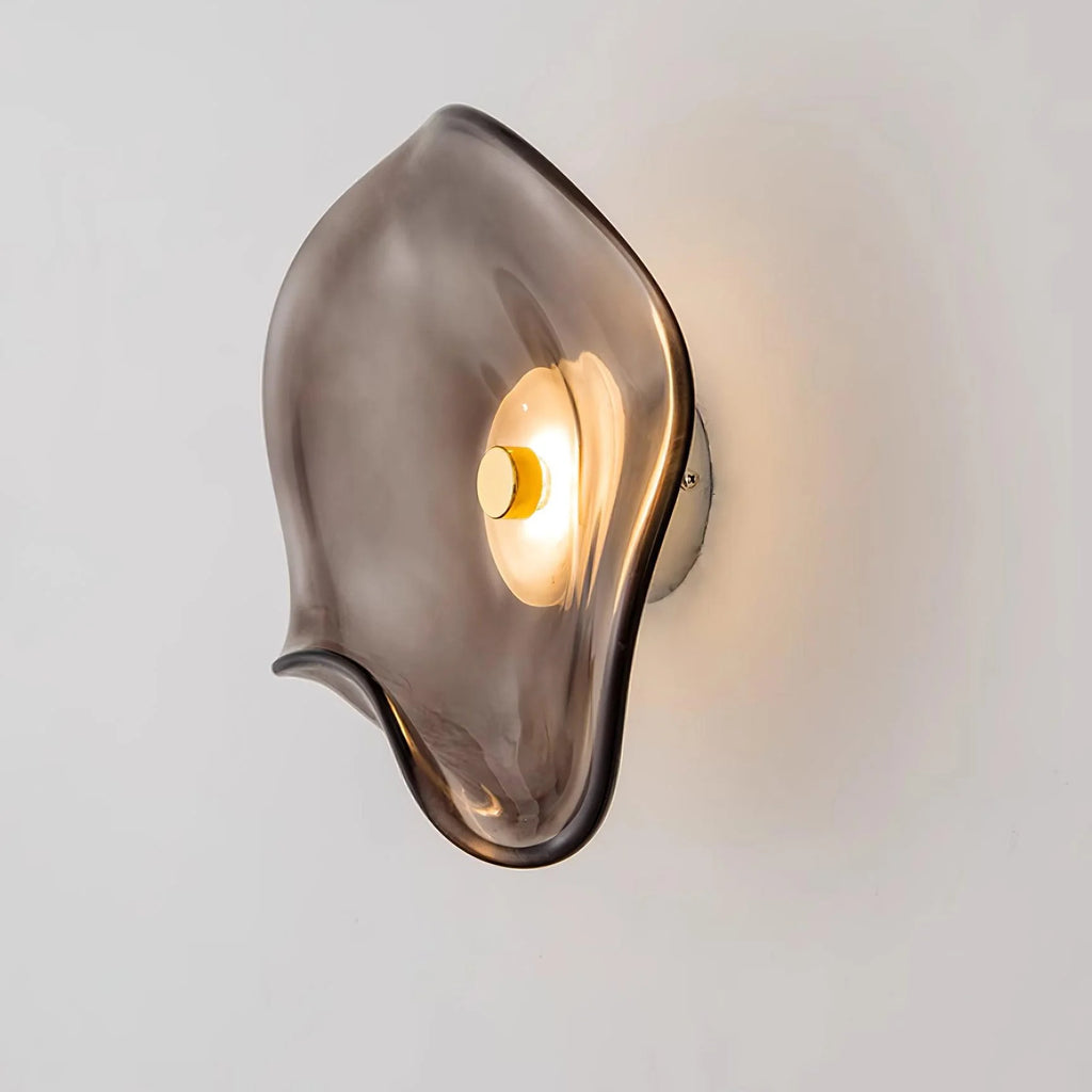 Wall Sconce | Round Glass Globe & Integrated Warm White LED | Dia 25 cm