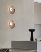 Wall Sconce | Round Glass Globe & Integrated Warm White LED | Dia 25 cm