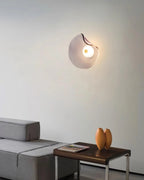 Wall Sconce | Round Glass Globe & Integrated Warm White LED | Dia 25 cm