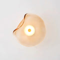 Wall Sconce | Round Glass Globe & Integrated Warm White LED | Dia 25 cm