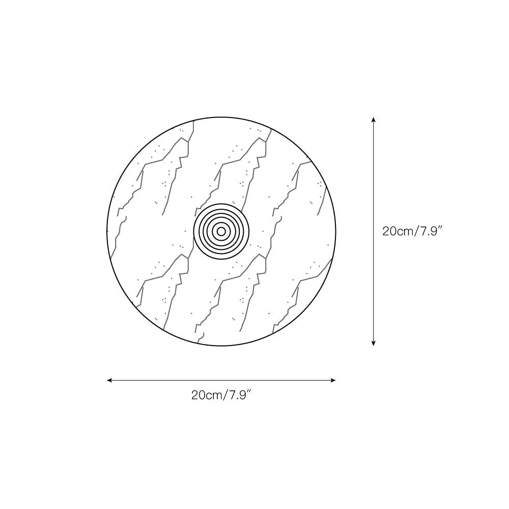 Wall Sconce | Round Jade & Chrome Integrated LED