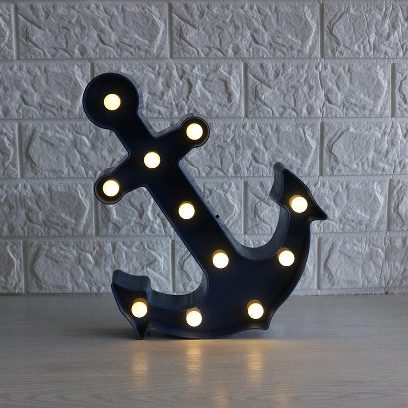 Wall Sconce | Scandinavian Anchor Design & Built-In LED