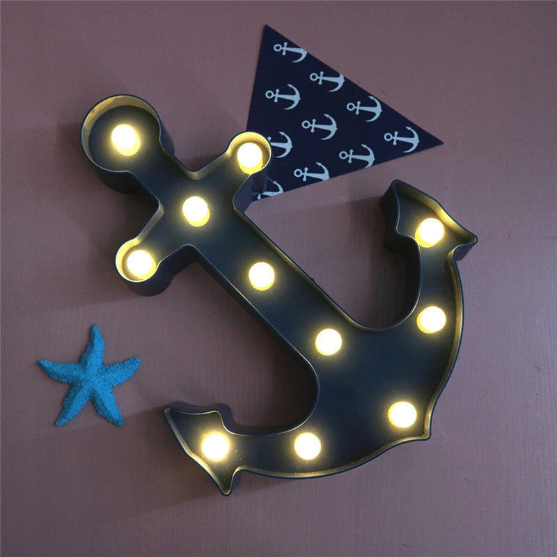 Wall Sconce | Scandinavian Anchor Design & Built-In LED