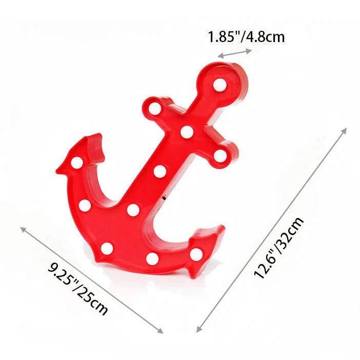 Wall Sconce | Scandinavian Anchor Design & Built-In LED