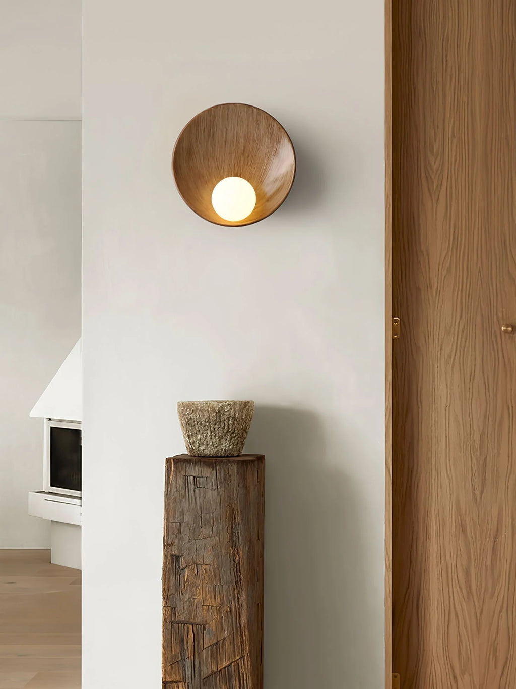 Wall Sconce | Seashell Resin Design | Hardwired Indoor Lighting