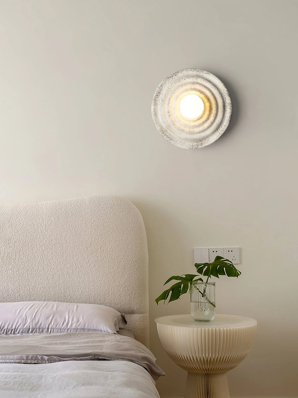 Wall Sconce | Seashell Resin Design | Hardwired Indoor Lighting