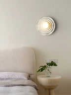 Wall Sconce | Seashell Resin Design | Hardwired Indoor Lighting