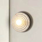Wall Sconce | Seashell Resin Design | Hardwired Indoor Lighting