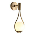 Wall Sconce | Teardrop Frame & Frosted Glass