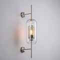 Wall Sconce | Transparent Glass & Gold Finish | Integrated LED