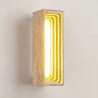Wall Sconce | Travertine Body & Integrated LED | Moisture-Resistant IP20