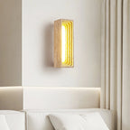 Wall Sconce | Travertine Body & Integrated LED | Moisture-Resistant IP20