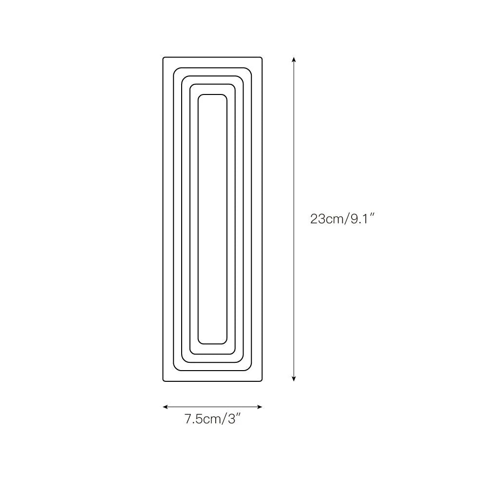 Wall Sconce | Travertine Body & Integrated LED | Moisture-Resistant IP20