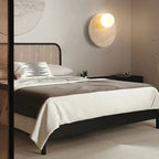 Wall Sconce | Travertine & Glass | 30 x 30 cm