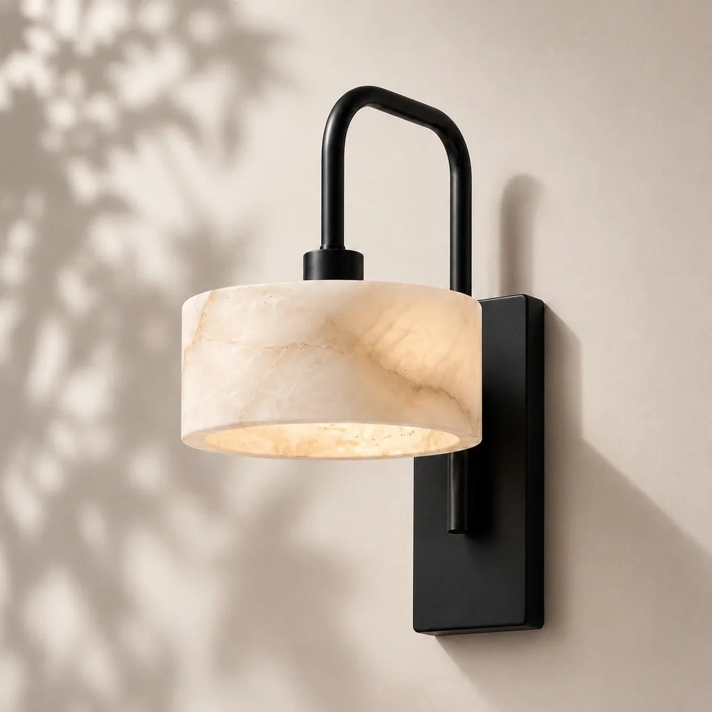 Wall Sconce | Travertine & Wood Wabi-Sabi | LED Included