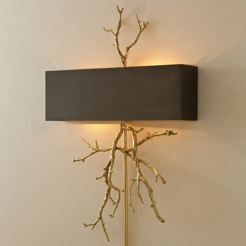 Wall Sconce | Twig Branch Design & Brass Body | 51 cm Diameter