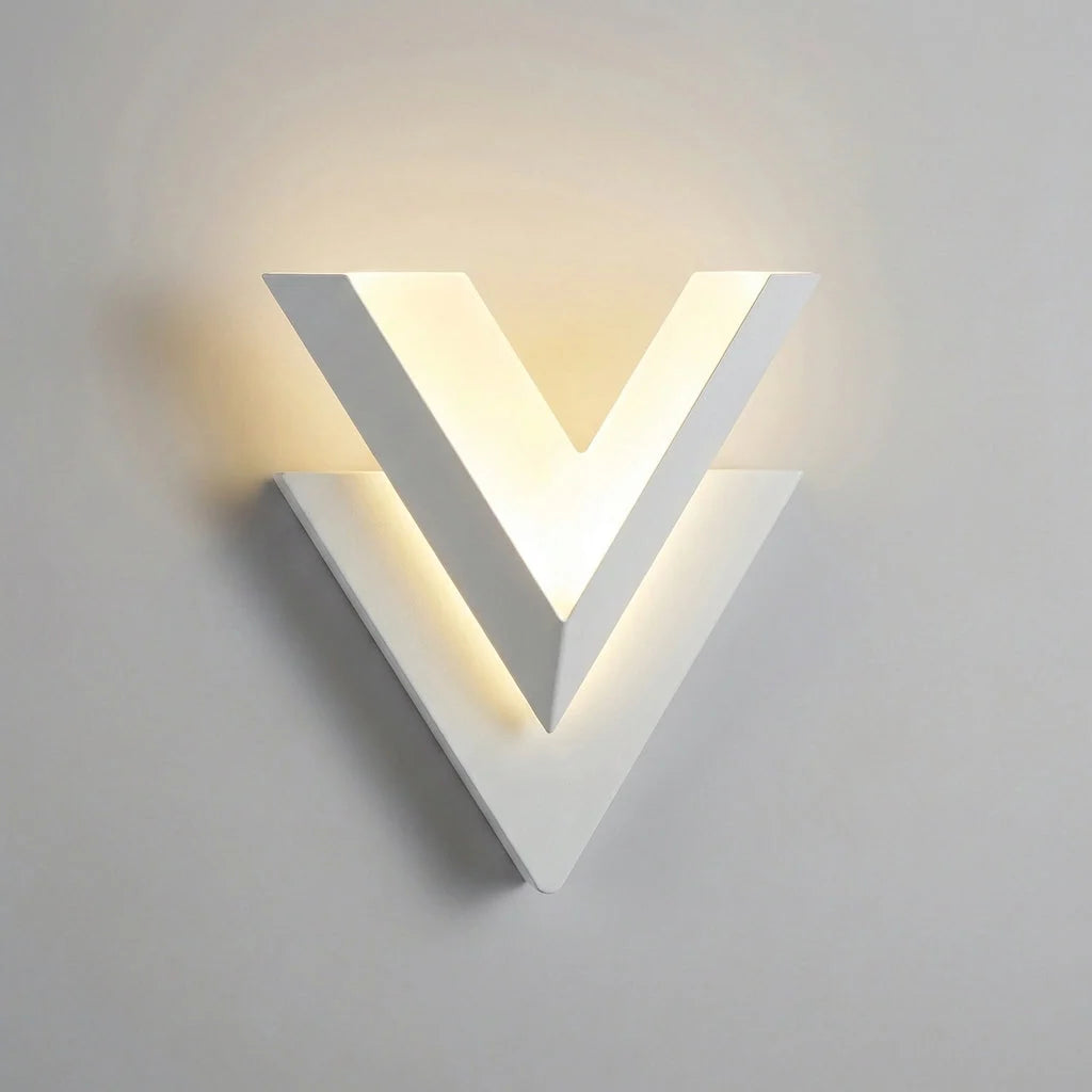 Wall Sconce | V-Shaped Dual-Layer LED