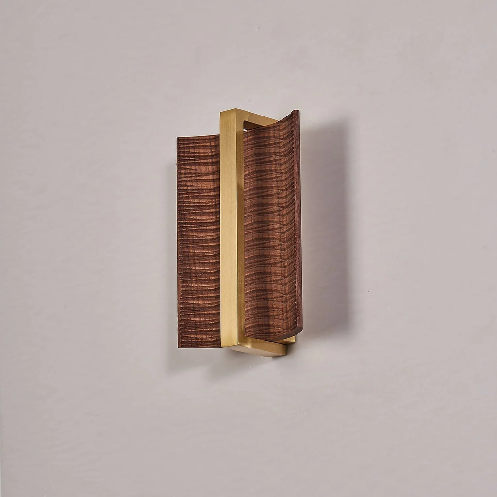 Wall Sconce | Wood & Metal Accent & Integrated LED