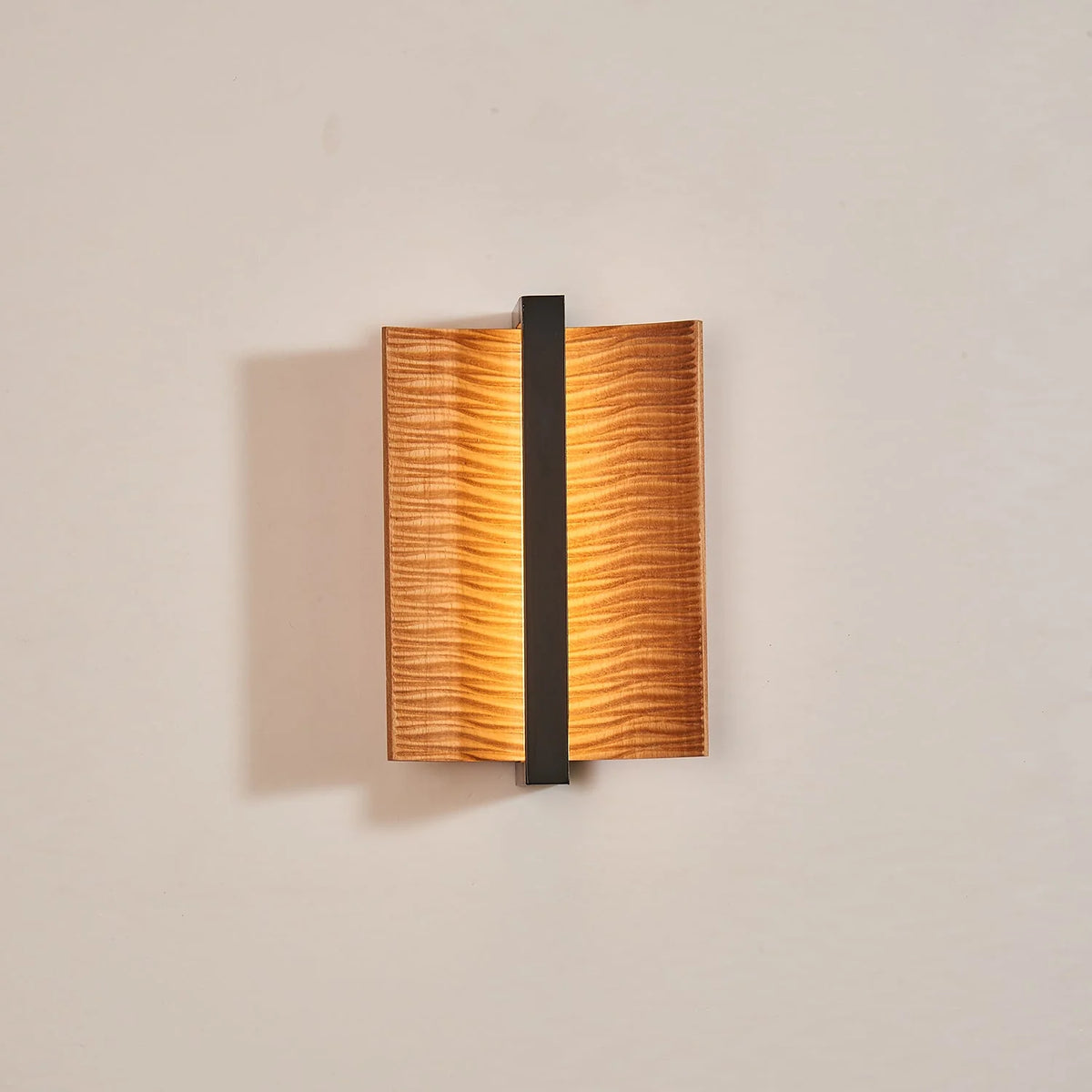 Wall Sconce | Wood & Metal Accent & Integrated LED