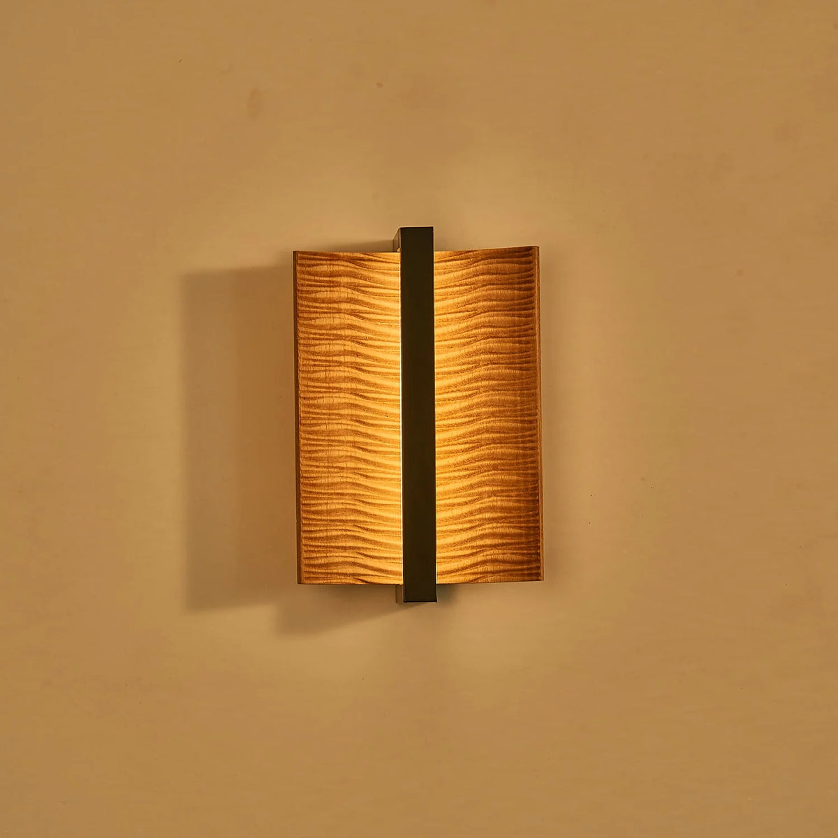Wall Sconce | Wood & Metal Accent & Integrated LED