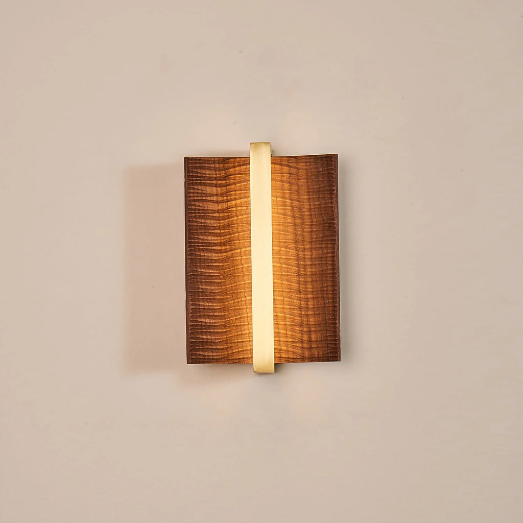 Wall Sconce | Wood & Metal Accent & Integrated LED