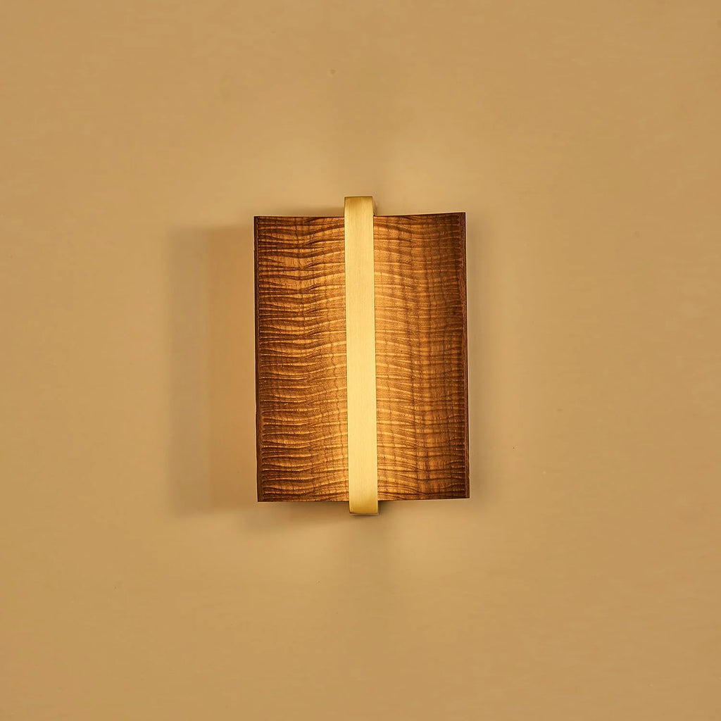 Wall Sconce | Wood & Metal Accent & Integrated LED