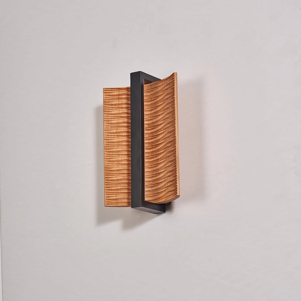 Wall Sconce | Wood & Metal Accent & Integrated LED