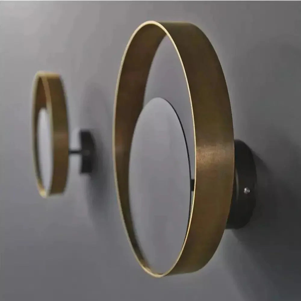 Wandleuchte | Kreisförmiges LED Warmes Licht | 25 cm Durchmesser