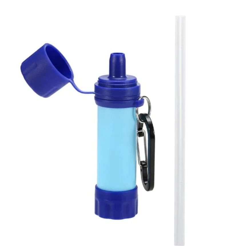 Water Filter | Removes 99.99% of Bacteria & Integrated Drinking Straw | 1200 L Capacity