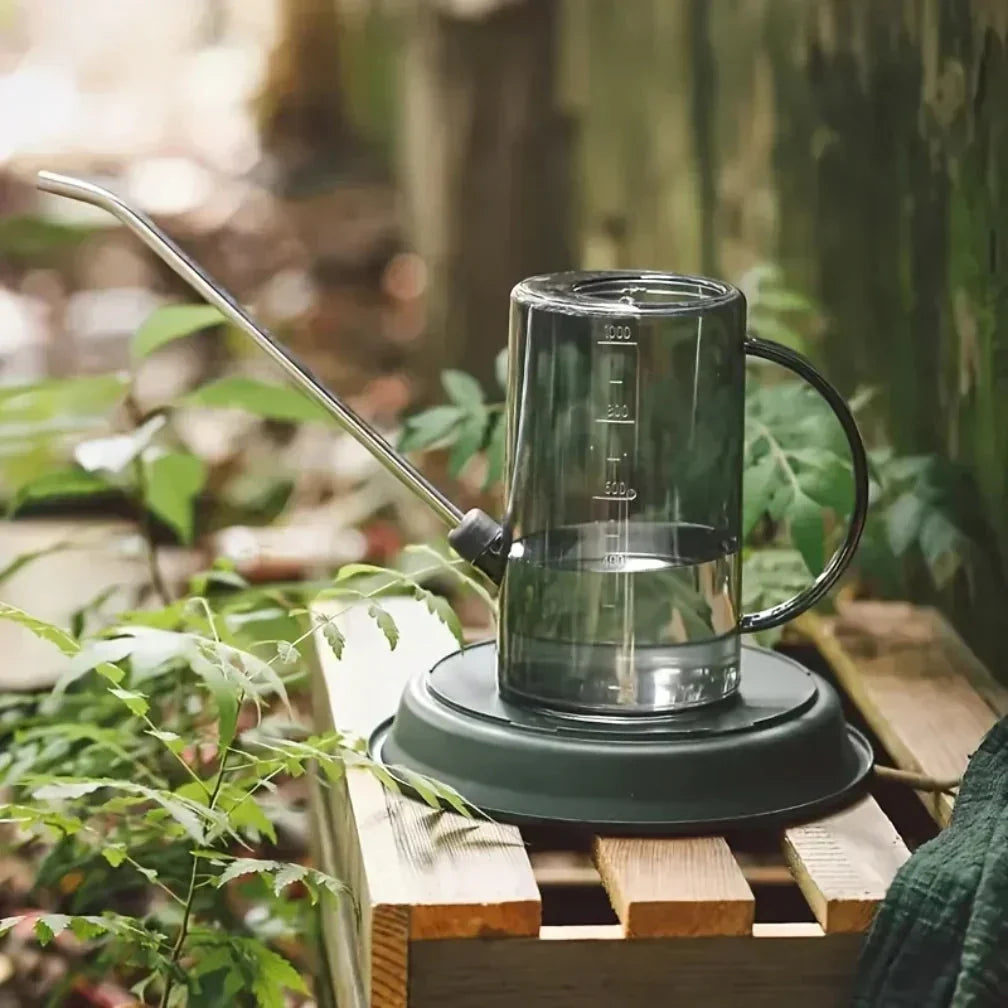 Watering Can | Long Metal Spout & Measurement Markers