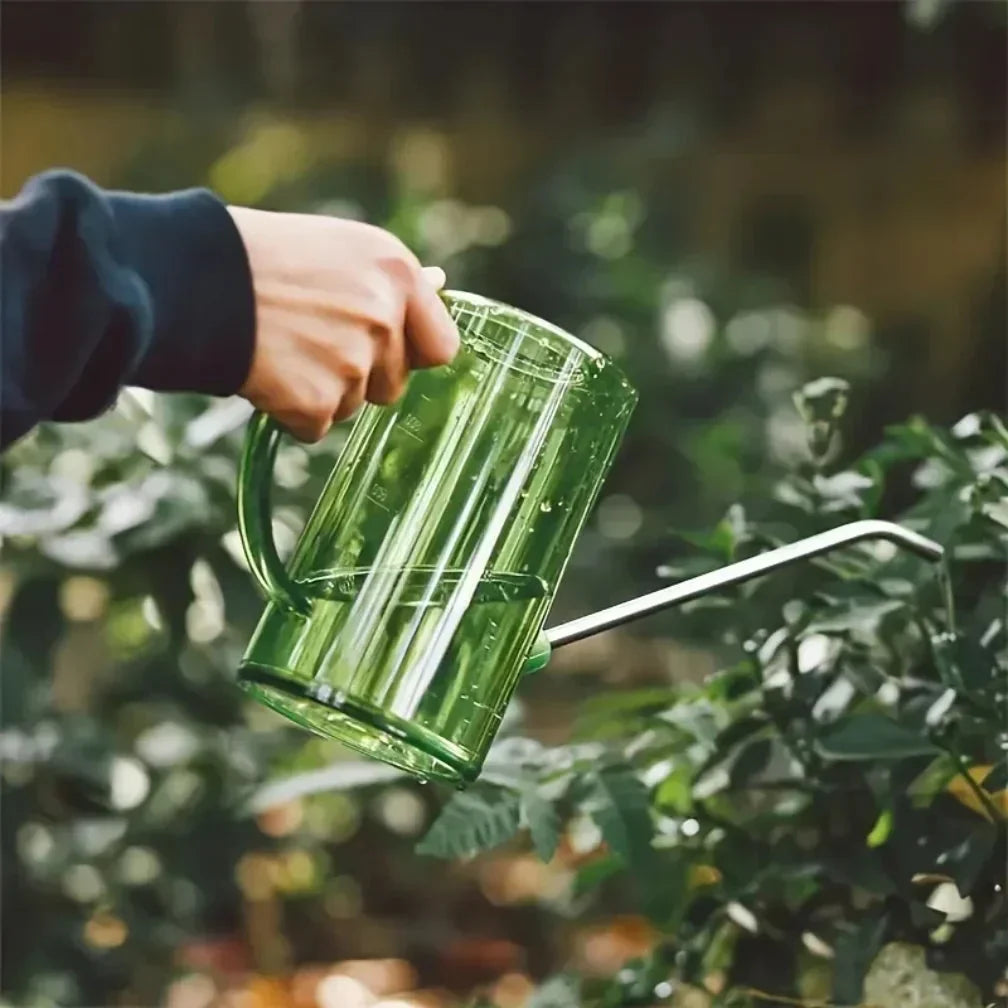 Watering Can | Long Metal Spout & Measurement Markers