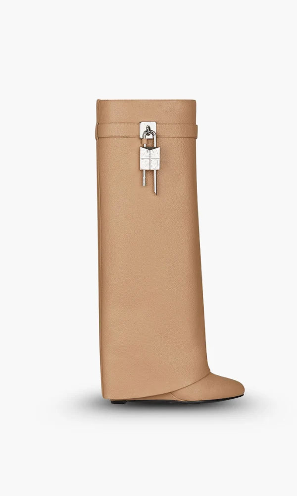 Wedge Boots | Vegan Leather & 9 cm Hidden Wedge
