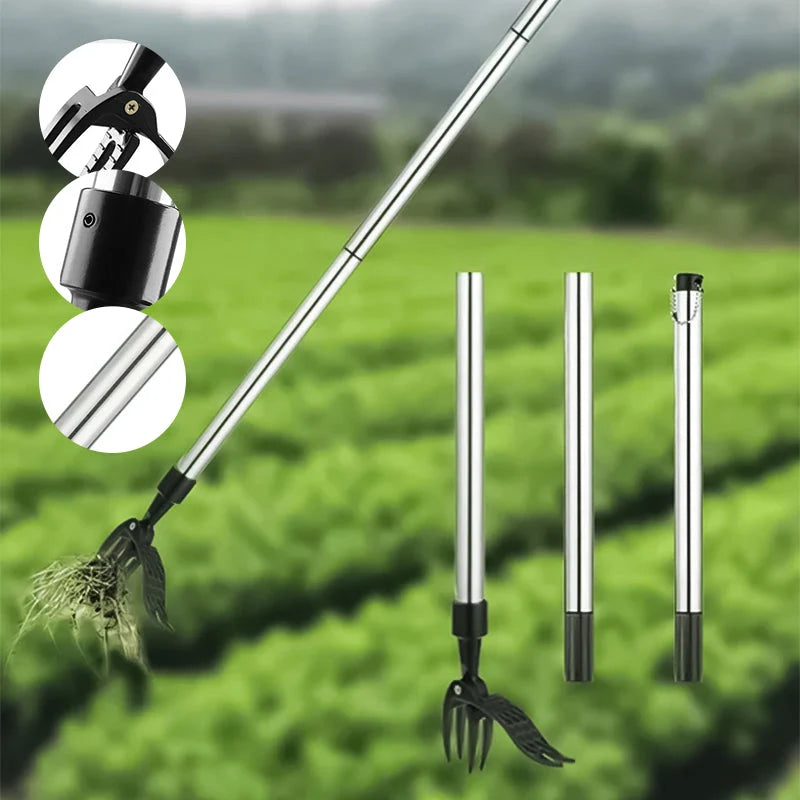 Weed Puller | Foot-Operated & Back-Friendly | Detachable Handle