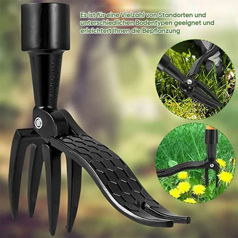 Weed Puller | Foot-Operated & Back-Friendly | Detachable Handle
