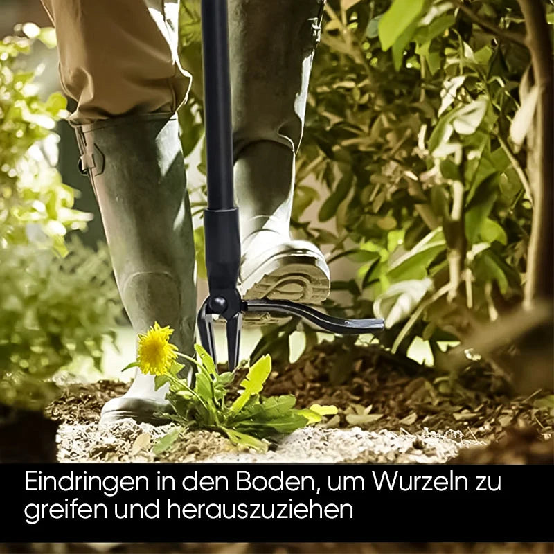 Weed Puller | Foot-Operated & Back-Friendly | Detachable Handle