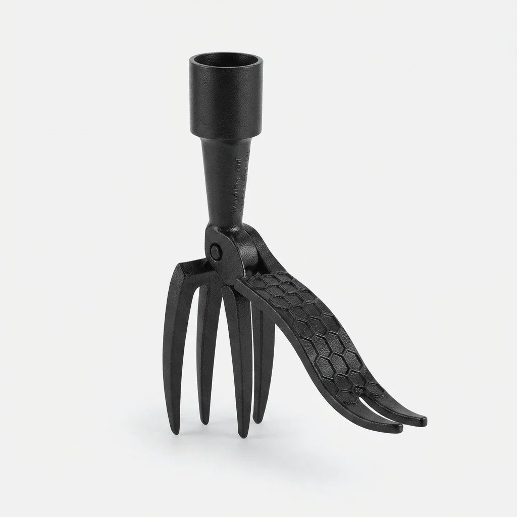 Weed Puller | Four-Claw & Foot-Pedal Rust-Resistant Steel