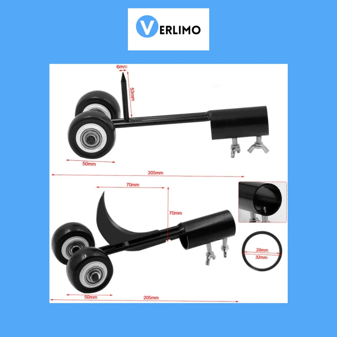 Weed Remover | Roll-And-Go Steel Head | Reduces Bending