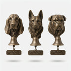 Welcome Bell | Dog Design & Antique Bronze Finish | 27 x 13 cm