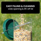 Wild Bird Feeder | Weight-Activated Squirrel-Proof Perch | 5 lb Capacity