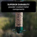 Wild Bird Feeder | Weight-Activated Squirrel-Proof Perch | 5 lb Capacity